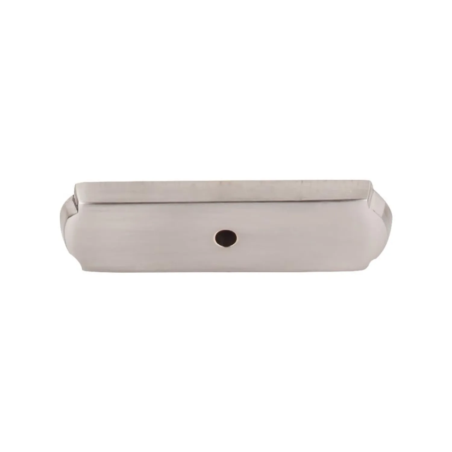 New Aspen II Rectangle Backplate Top Knobs|Brushed Nickel Hardware