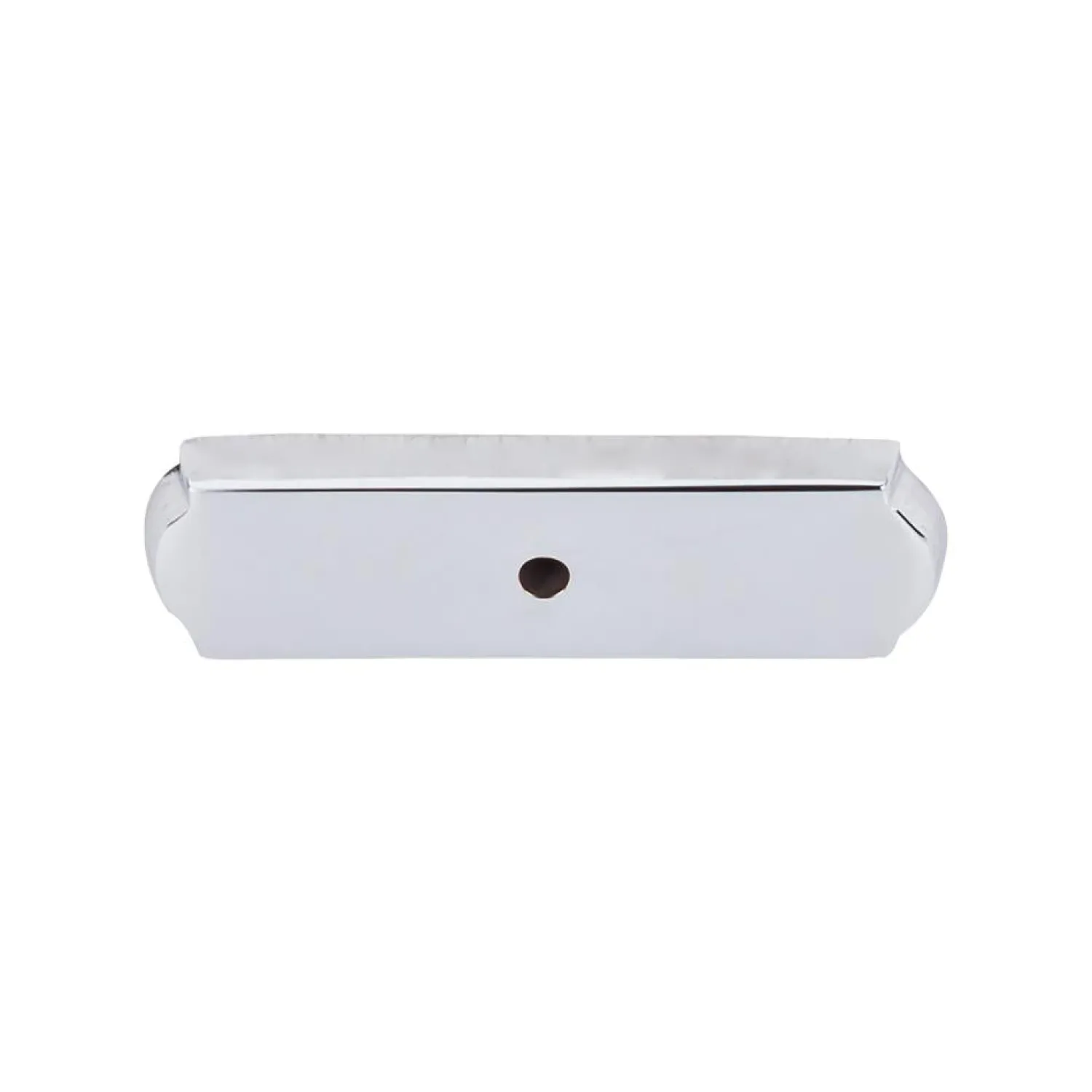 New Aspen II Rectangle Backplate Top Knobs|Brushed Nickel Hardware