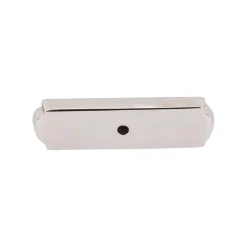 New Aspen II Rectangle Backplate Top Knobs|Brushed Nickel Hardware