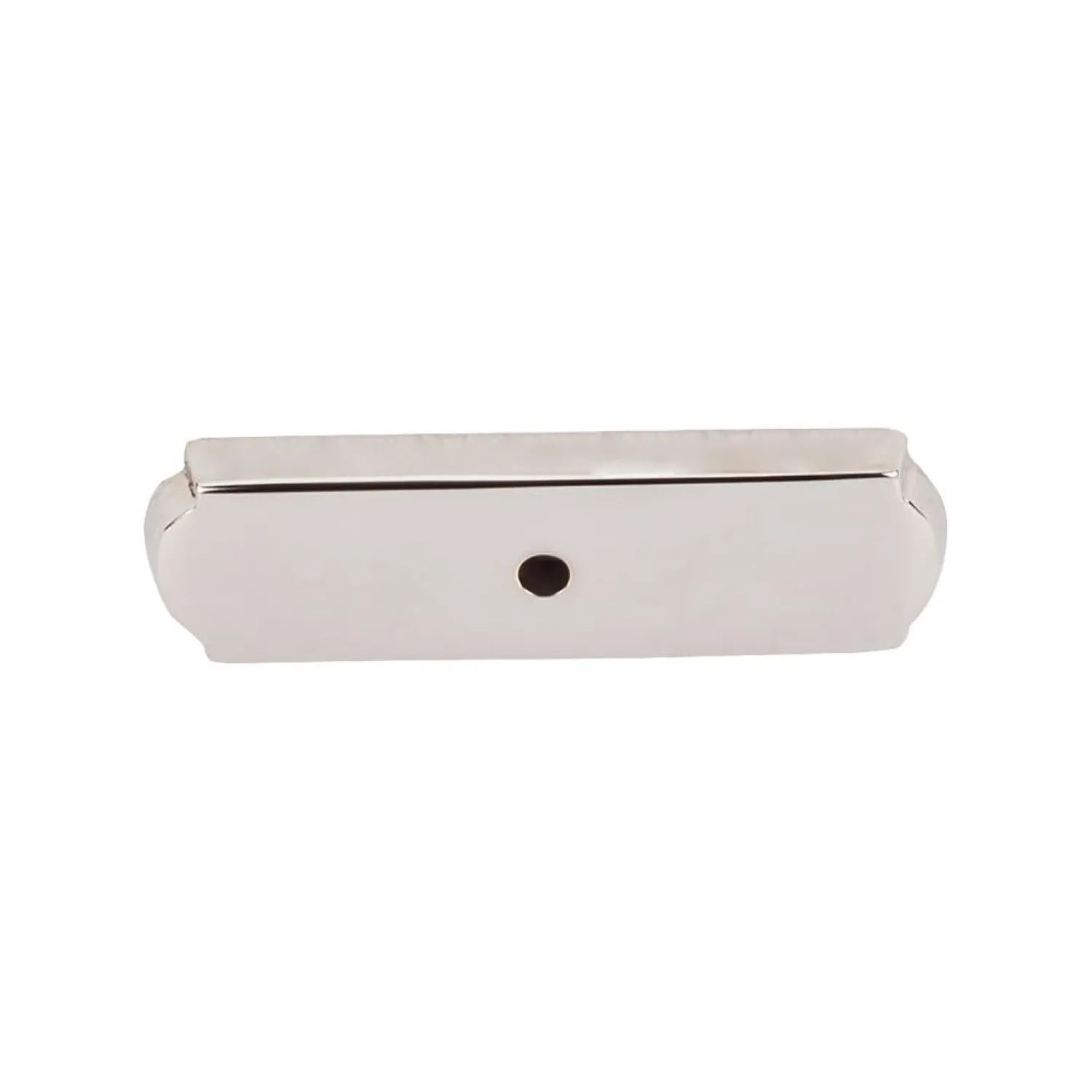 New Aspen II Rectangle Backplate Top Knobs|Brushed Nickel Hardware
