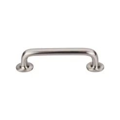 New Aspen II Rounded Pull Top Knobs|Brushed Nickel Hardware