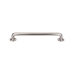 New Aspen II Rounded Pull Top Knobs|Brushed Nickel Hardware
