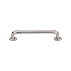 New Aspen II Rounded Pull Top Knobs|Brushed Nickel Hardware