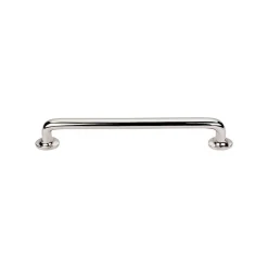 New Aspen II Rounded Pull Top Knobs|Brushed Nickel Hardware