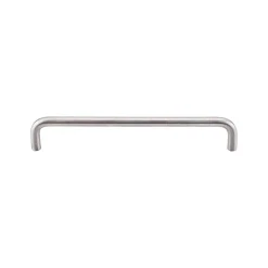 Bent Bar 8mm in Brushed Stainless Steel Top Knobs|Pulls
