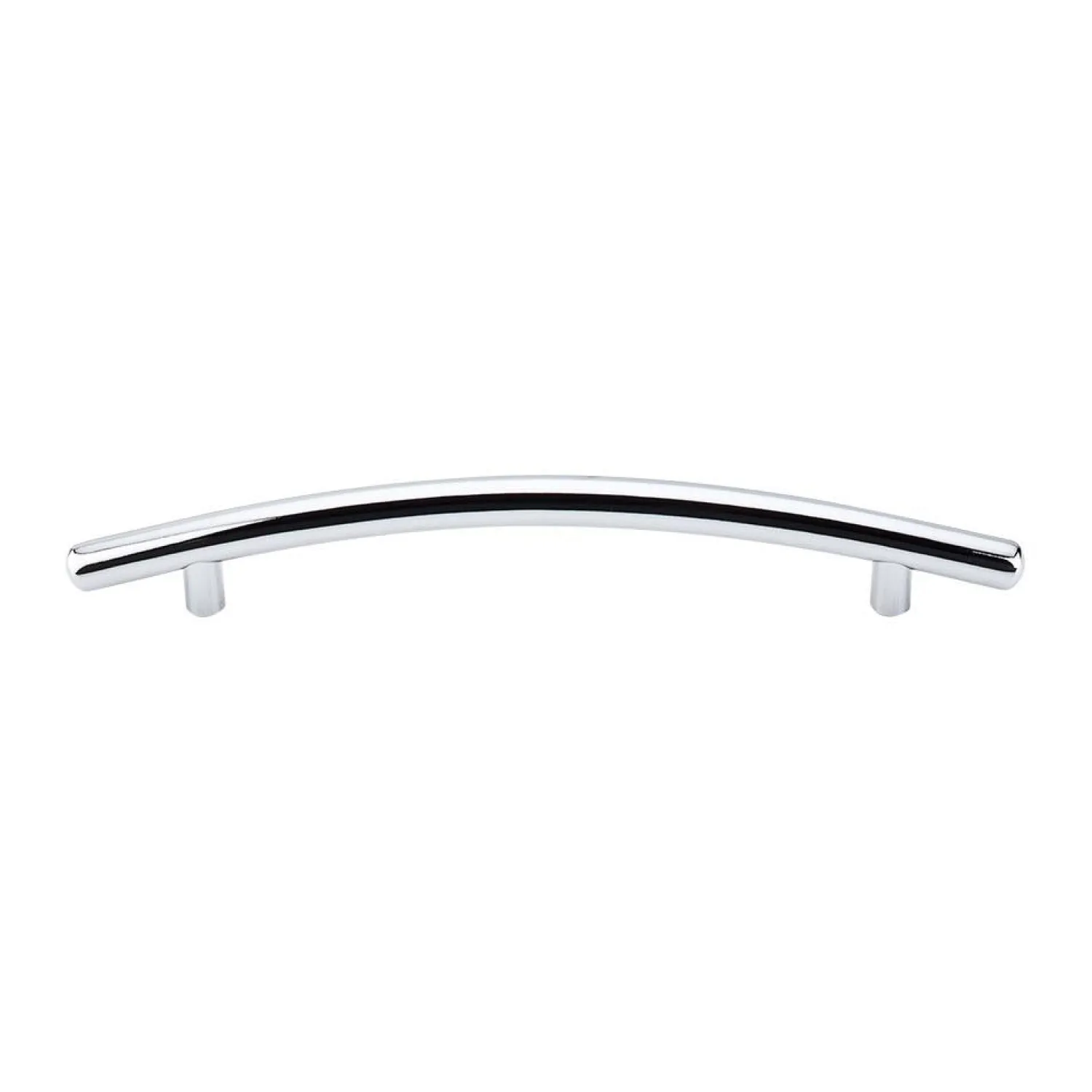Outlet Curved Bar Pull Top Knobs|Brushed Nickel Hardware