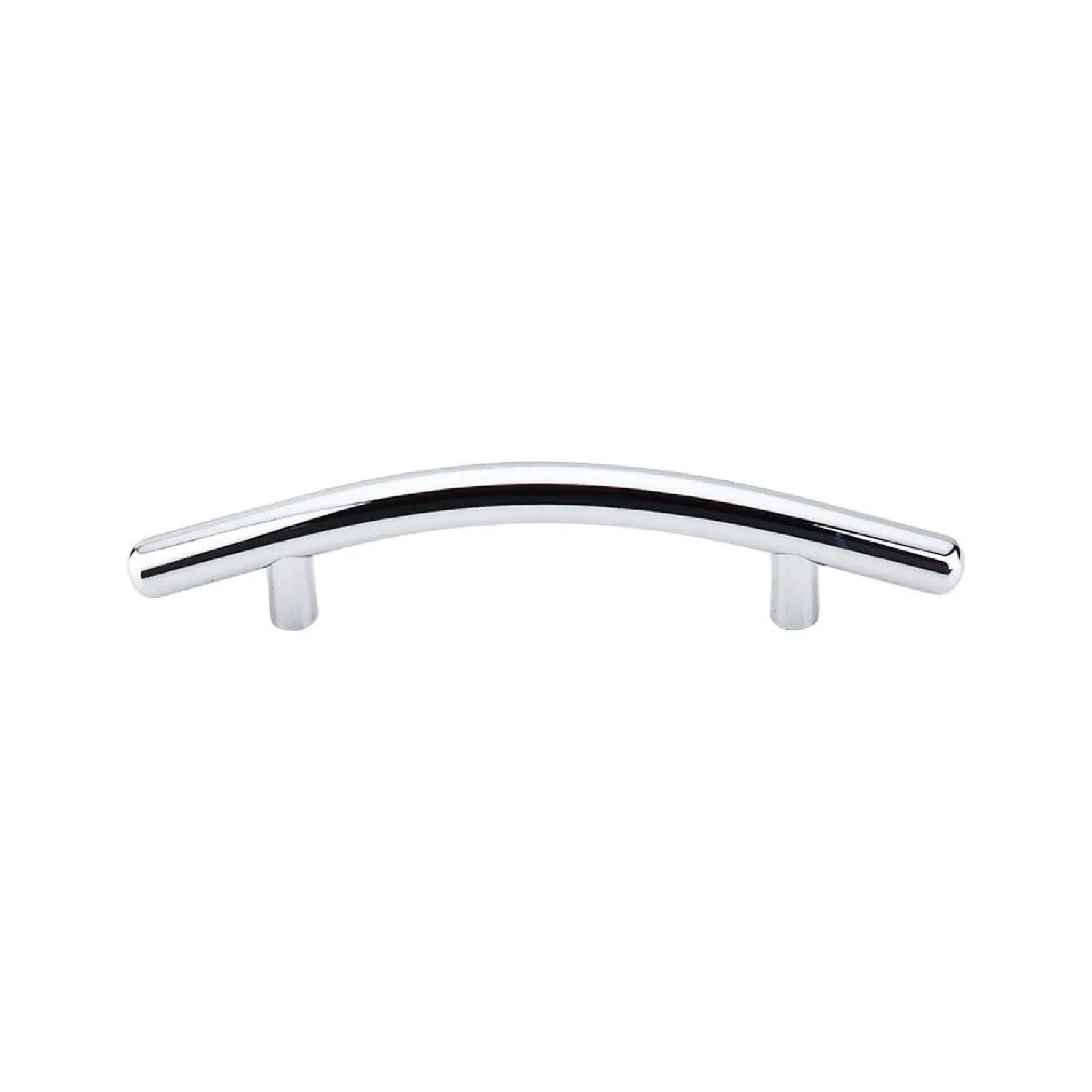 Outlet Curved Bar Pull Top Knobs|Brushed Nickel Hardware