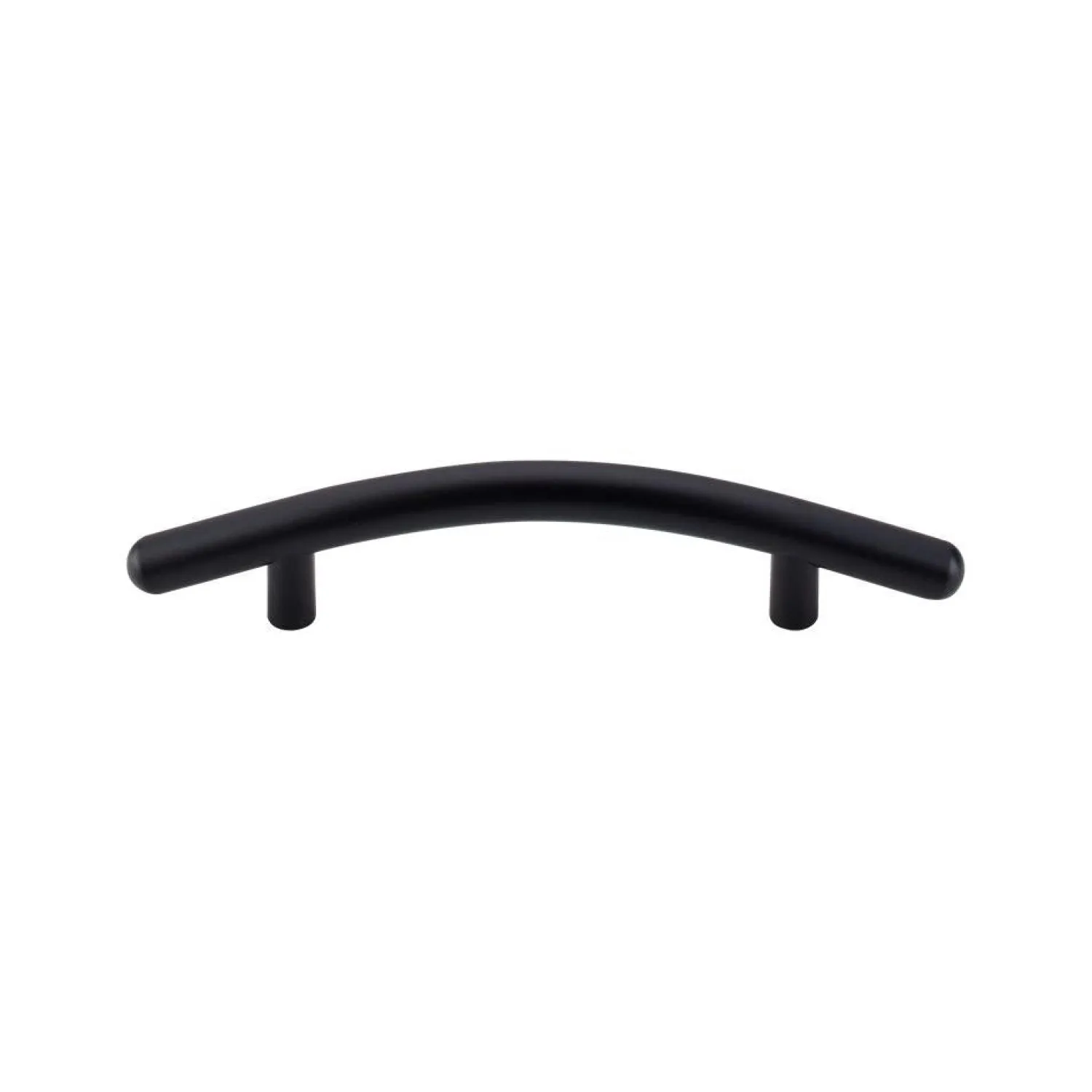 Outlet Curved Bar Pull Top Knobs|Brushed Nickel Hardware