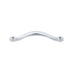 Dakota Saddle Pull Top Knobs|Chrome Hardware