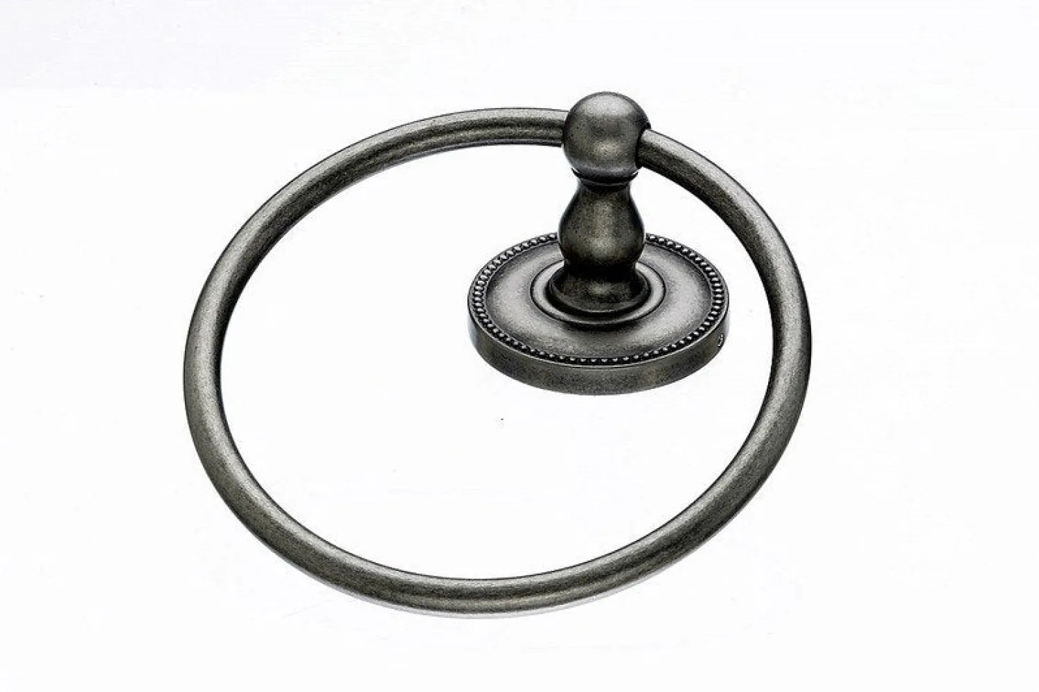 Outlet Topknobs ED5APA Towel Ring with Beaded Detail in Antique Pewter Top Knobs|Towel Rings