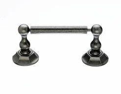 Topknobs ED3APB Tissue Holder with Hex Detail in Antique Pewter Top Knobs|Toilet Paper Holders