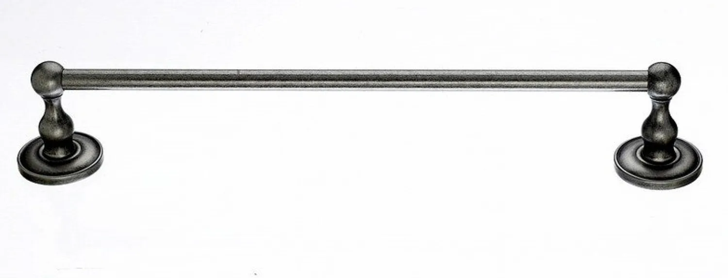 Outlet Topknobs ED6APD 18" Single Towel Bar in Antique Pewter Top Knobs|Towel Bars