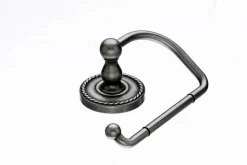 Topknobs ED4APF Tissue Hook with Rope Detail in brushed Antique Pewter Top Knobs