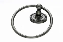 Online Topknobs ED5APF Towel Ring with Rope Detail in Antique Pewter Top Knobs|Towel Rings