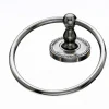 Best Topknobs ED5BSNF Towel Ring with Rope Detail in Brushed Satin Nickel Top Knobs|Brushed Nickel Hardware