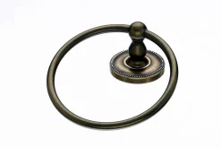 Best Topknobs ED5GBZA Towel Ring with Beaded Detail in German Bronze Top Knobs|Towel Rings