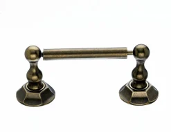 Outlet Topknobs ED3GBZB Tissue Holder with Hex Detail in German Bronze Top Knobs|Toilet Paper Holders