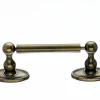Online Topknobs ED3GBZC Tissue Holder with Oval Backplate in German Bronze Top Knobs|Toilet Paper Holders