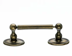 Online Topknobs ED3GBZC Tissue Holder with Oval Backplate in German Bronze Top Knobs|Toilet Paper Holders