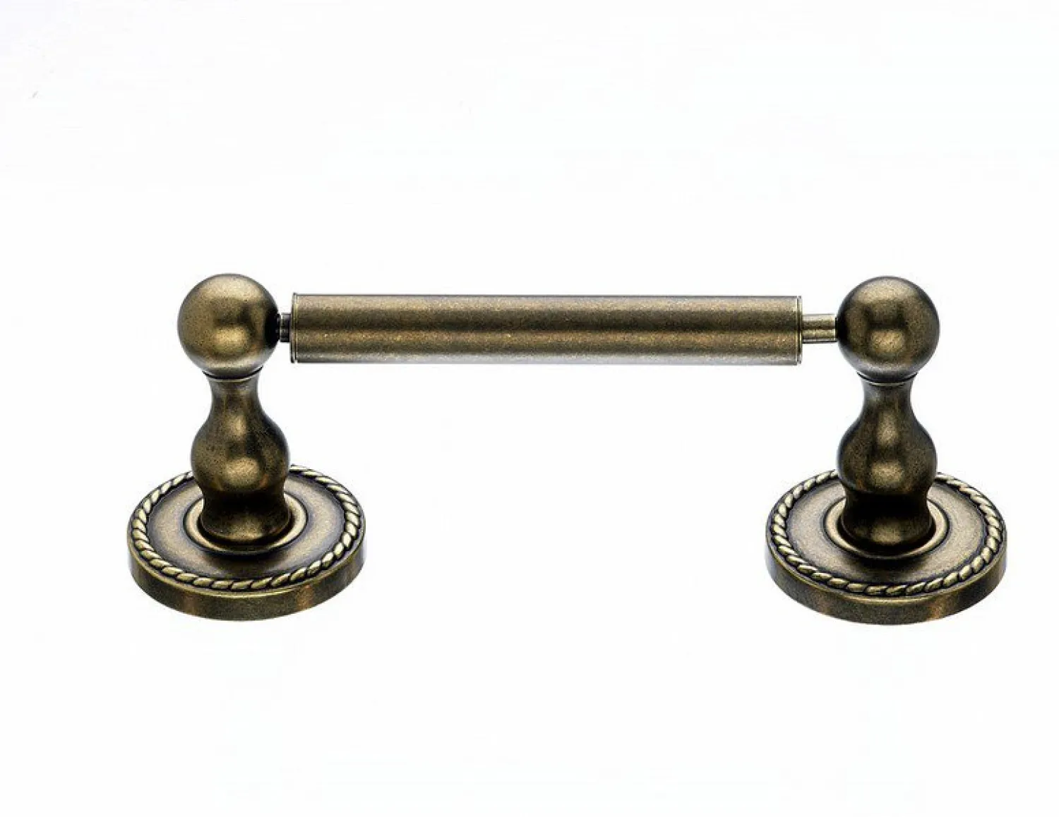 Topknobs ED3GBZF Tissue Holder with Rope Detail in German Bronze Top Knobs|Toilet Paper Holders