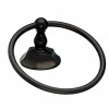 Hot Topknobs ED5ORBB Towel Ring with Hex Detail in Oil Rubbed Bronze Top Knobs|Towel Rings