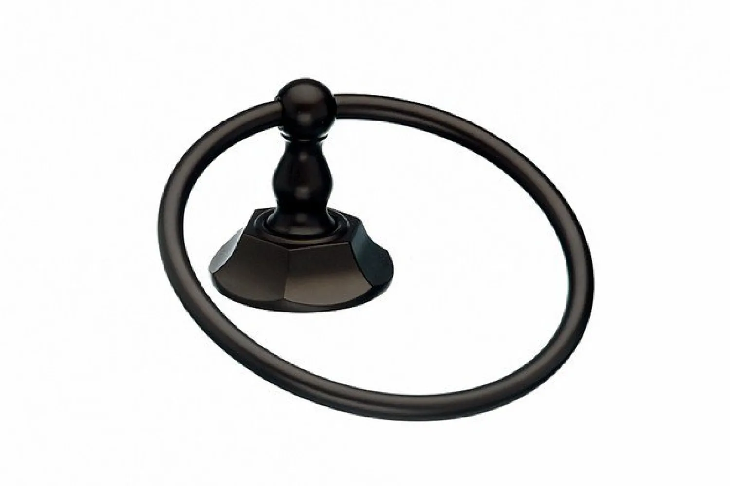 Hot Topknobs ED5ORBB Towel Ring with Hex Detail in Oil Rubbed Bronze Top Knobs|Towel Rings