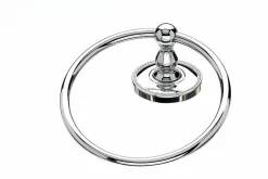 Outlet Topknobs ED5PCA Towel Ring with Beaded Detail in Polished Chrome Top Knobs|Chrome Hardware