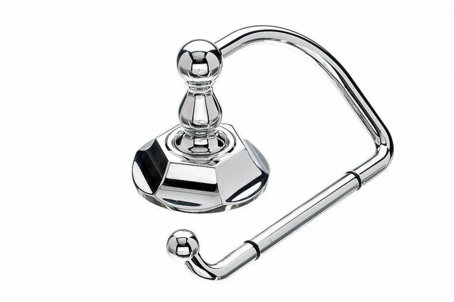 Clearance Topknobs ED4PCB Tissue Hook with Hex Detail in Polished Chrome Top Knobs|Chrome Hardware
