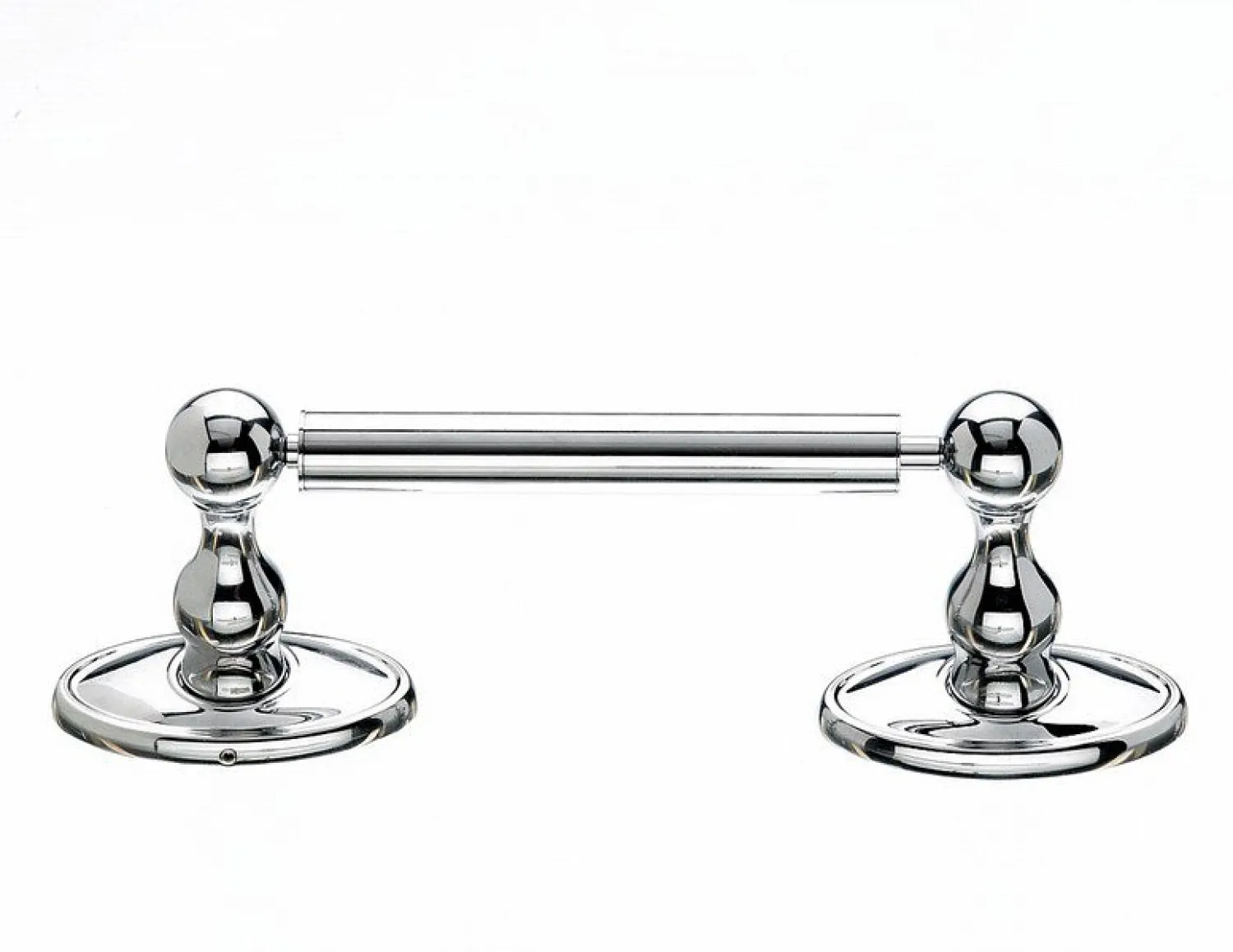 Clearance Topknobs ED3PCC Tissue Holder with Oval Backplate in Polished Chrome Top Knobs|Chrome Hardware
