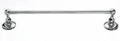 Topknobs ED6PCD 18" Single Towel Bar in Polished Chrome Top Knobs|Chrome Hardware