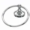 Clearance Topknobs ED5PCF Towel Ring with Rope Detail in Polished Chrome Top Knobs|Chrome Hardware