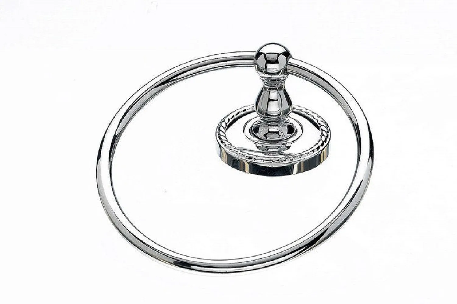 Clearance Topknobs ED5PCF Towel Ring with Rope Detail in Polished Chrome Top Knobs|Chrome Hardware