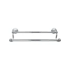 Clearance Edwardian Double Bath Towel Bar - Plain Backplate Top Knobs|Towel Bars