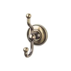 Sale Edwardian Double Robe Hook in German Bronze Top Knobs|Robe Hooks