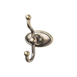 Sale Edwardian Double Robe Hook in German Bronze Top Knobs|Robe Hooks