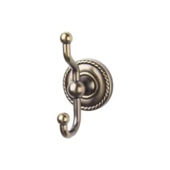 Sale Edwardian Double Robe Hook in German Bronze Top Knobs|Robe Hooks
