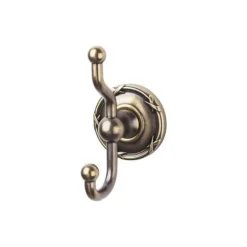 Sale Edwardian Double Robe Hook in German Bronze Top Knobs|Robe Hooks