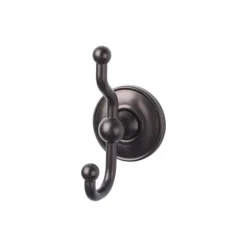 Outlet Edwardian Double Robe Hook in Oil Rubbed Bronze Top Knobs|Robe Hooks