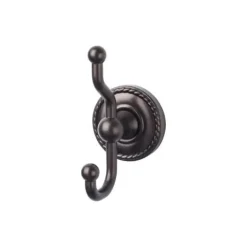 Outlet Edwardian Double Robe Hook in Oil Rubbed Bronze Top Knobs|Robe Hooks