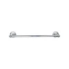 New Edwardian Single Bath Towel Bar - Ribbon Backplate Top Knobs|Towel Bars