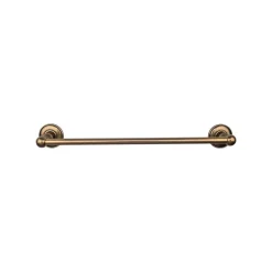 Outlet Edwardian Single Bath Towel Bar - Plain Backplate Top Knobs|Towel Bars