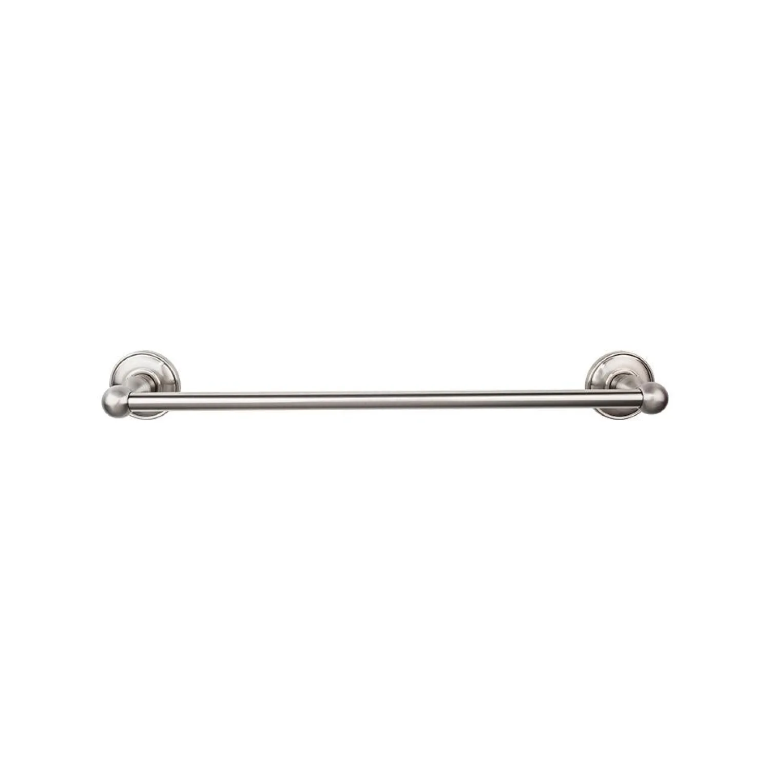 Outlet Edwardian Single Bath Towel Bar - Plain Backplate Top Knobs|Towel Bars