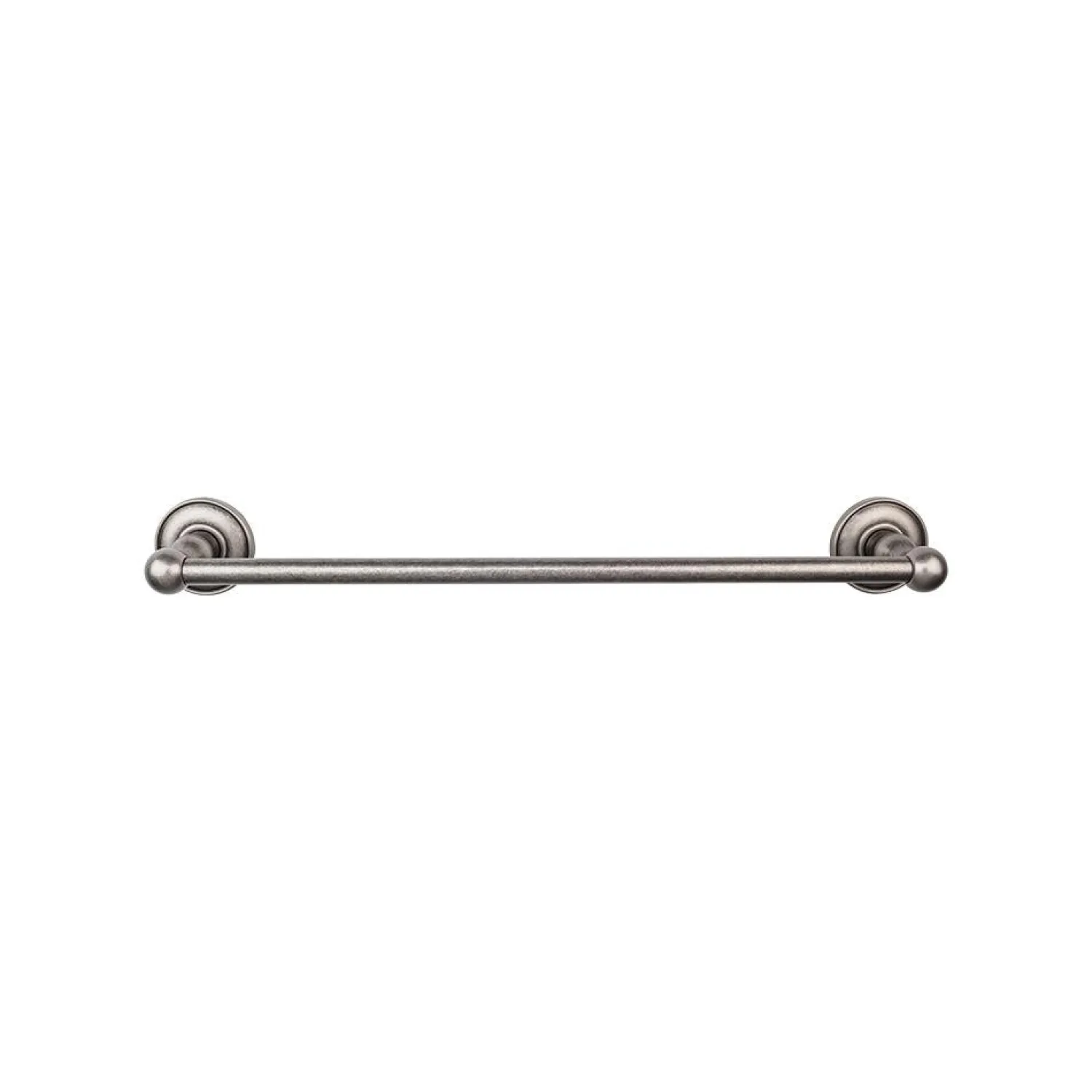 Outlet Edwardian Single Bath Towel Bar - Plain Backplate Top Knobs|Towel Bars