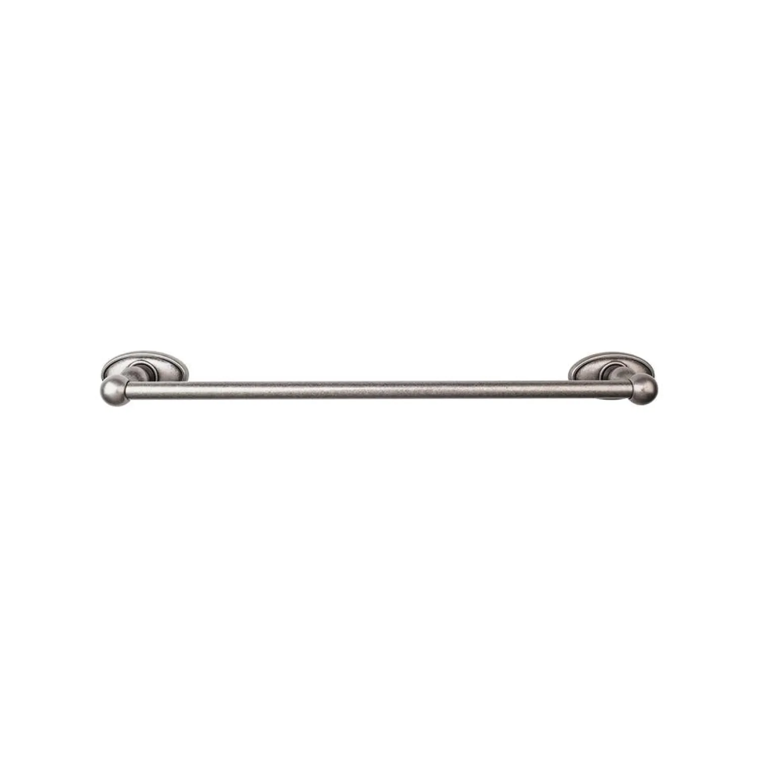 Online Edwardian Single Bath Towel Bar - Oval Backplate Top Knobs|Towel Bars