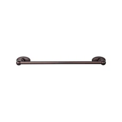 Online Edwardian Single Bath Towel Bar - Oval Backplate Top Knobs|Towel Bars