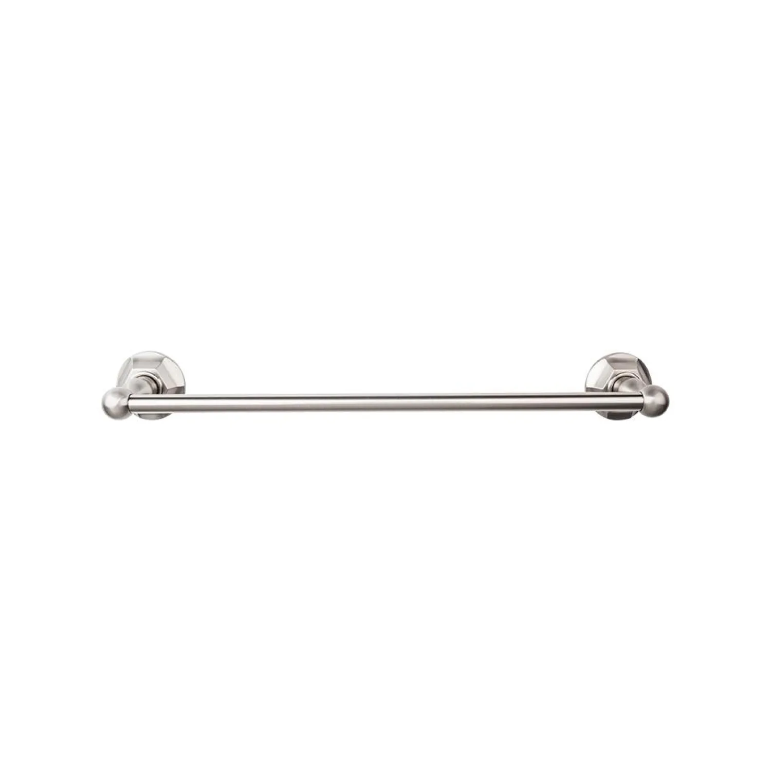 Discount Edwardian Single Bath Towel Bar - Hex Backplate Top Knobs|Towel Bars