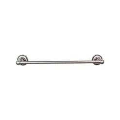 Outlet Edwardian Single Bath Towel Bar - Beaded Backplate Top Knobs|Towel Bars