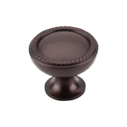 Emboss Knob in Oil Rubbed Bronze Top Knobs|Knobs