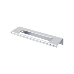 Hot Europa Cut Out Tab Pull Top Knobs|Brushed Nickel Hardware