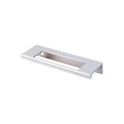 Hot Europa Cut Out Tab Pull Top Knobs|Brushed Nickel Hardware